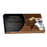 Image du produit - Grazioso barres de chocolat mi - amer fourrées d'une garniture au goût espresso 100g (8x12,5g)